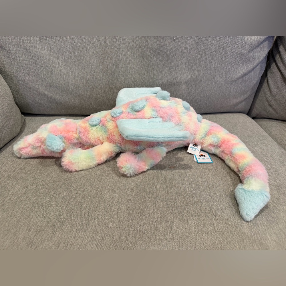 AUTHENTIC Jellycat Lazulia Dragon - LARGE  BNWT free shipping